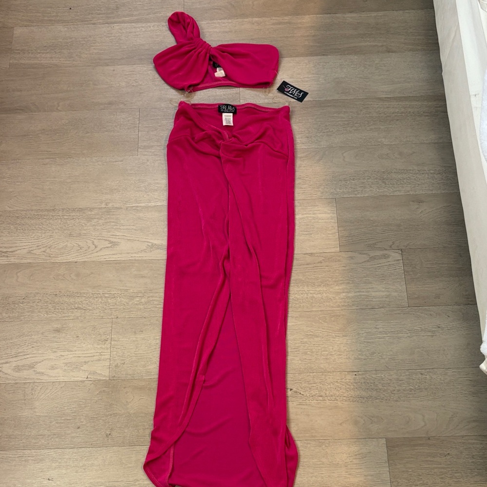 Pink Two-Piece hot Miami set